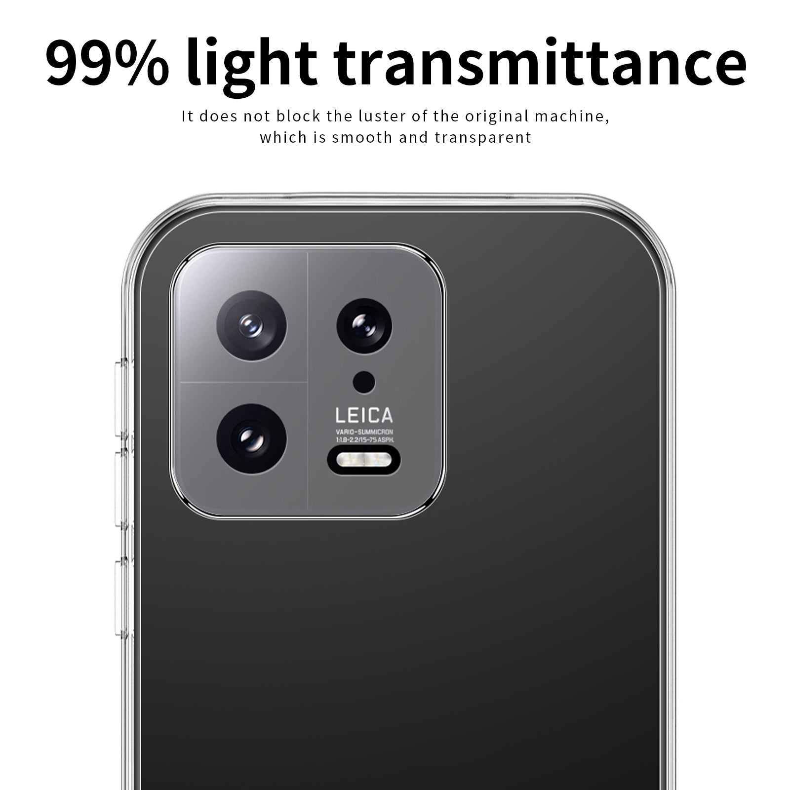 MOFI for Xiaomi 13 5G Flexible TPU Phone Case Scratch-resistant High Transparency Protective Cover MOFI for Xiaomi 13 5G Flexible TPU Phone Case Scratch-resistant High Transparency Protective Cover